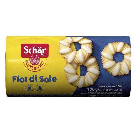 Fior Di Sole - Biscuiti cu vanilie fara gluten x 100g Dr. Schar