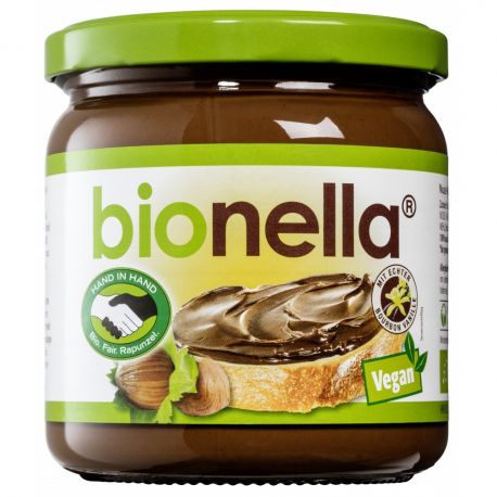 Crema vegana de alune cu ciocolata Bionella x 400g Bionella
