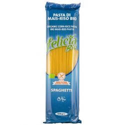 Spaghetti BIO din faina de malai si orez fara gluten x 500g Felicia