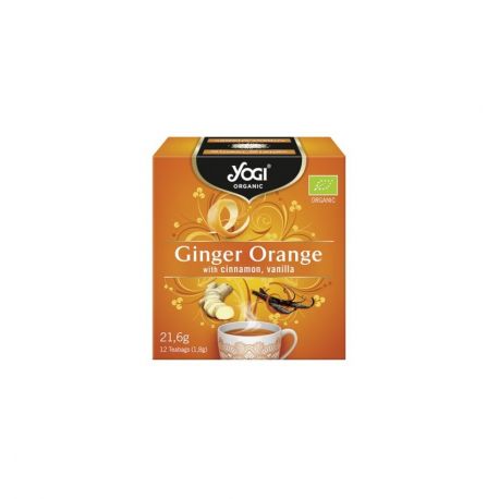 Ceai BIO cu portocale, ghimbir, scortisoara si vanilie x 12 plicuri 21,6g Yogi Tea