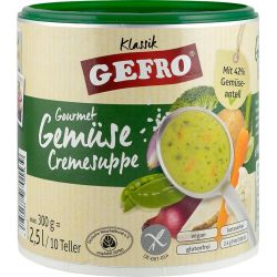 Supa crema de legume gourmet fara gluten x 300g Gefro