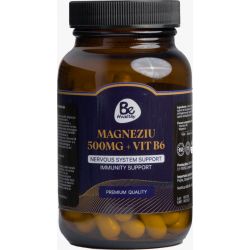 Suport pentru sistemul nervos Magneziu 500mg + Vitamina B6 BeHealthy