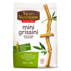 Mini Grissini, fara gluten, cu ulei de masline, 250g Le Veneziane