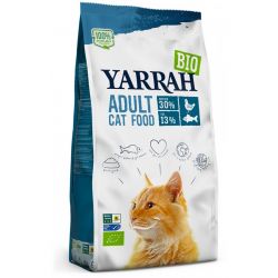Hrana uscata bio pentru pisici adult, cu peste, 30% proteina si 13% grasimi x 800 g Yarrah