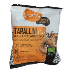 Snack Tarallini, bio de hrisca, fara gluten, fara drojdie, 30g Zer% Glutine