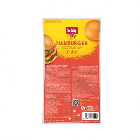 Hamburger fara gluten x 300g (4x75g) Dr. Schar